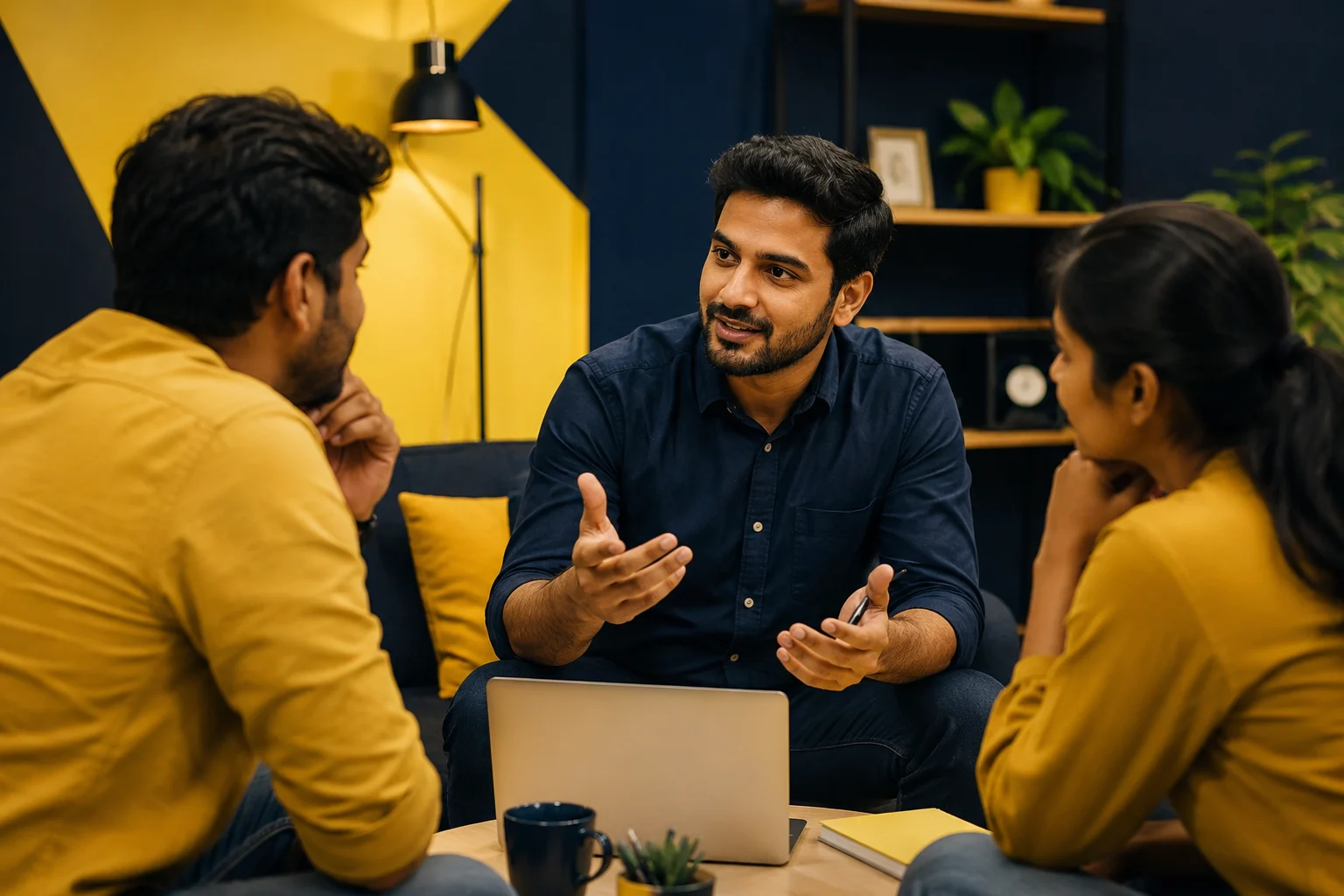 One-on-one mentoring session