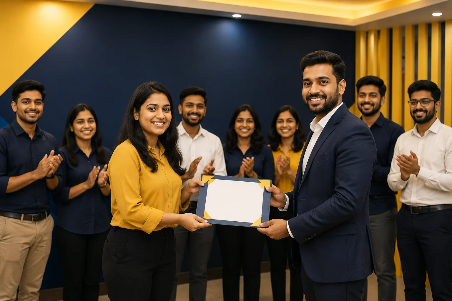 Certificate ceremony